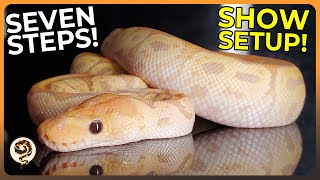 7 Steps for Ball Python Breeders when Vending at a Reptile Show! - Step 2 is Vital!