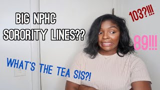 BIG NPHC SORORITY LINES | PROS \u0026 CONS