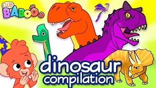 Dinosaur Cartoon Club Baboo | Baboo the monkey gets help from a Brachiosaurus and more dinosaurs!