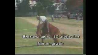 DiFilm - Publicidad Jineteada Campo en la Exposición Rural - 1987