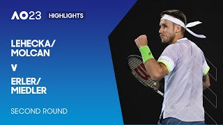 Lehecka/Molcan v Erler/Miedler Highlights | Australian Open 2023 Second Round