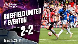 Sheffield United v. Everton 2-2 / J4 / Temp 23-24 | Premier League | Telemundo Deportes