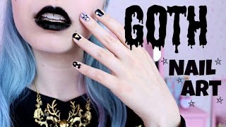 Goth Nail Art Tutorial