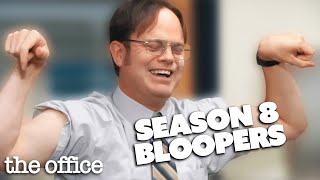 The Office Season 8 Bloopers! | ft. John Krasinski, Rainn Wilson & More | Comedy Bites