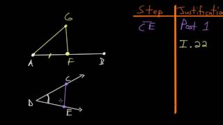 Euclid's Elements Book 1: Proposition 23, Constructing An Angle