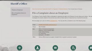 How to file a police complaint in Whatcom County