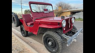 1948 Willys CJ-2A Jeep for Sale