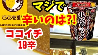 ココイチ10辛VS蒙古タンメン中本北極ブラック辛さ決定戦やってみたら辛辛魚より大変な事にww