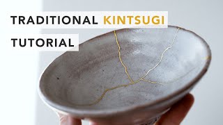 [Basic Kit] Traditional Kintsugi Tutorial - Food safe method - Broken ceramics