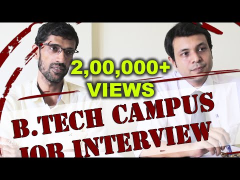 B.Tech Campus Placement | Job interview | buzzing Interview 07 – Praveenkumar Reddy – Reenactment