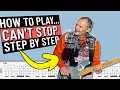 Can't Stop - RHCP Bass Guitar Lesson (with TAB)