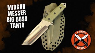 Midgar Messer Boss Tanto - This thing is a BEAST!!! 😲