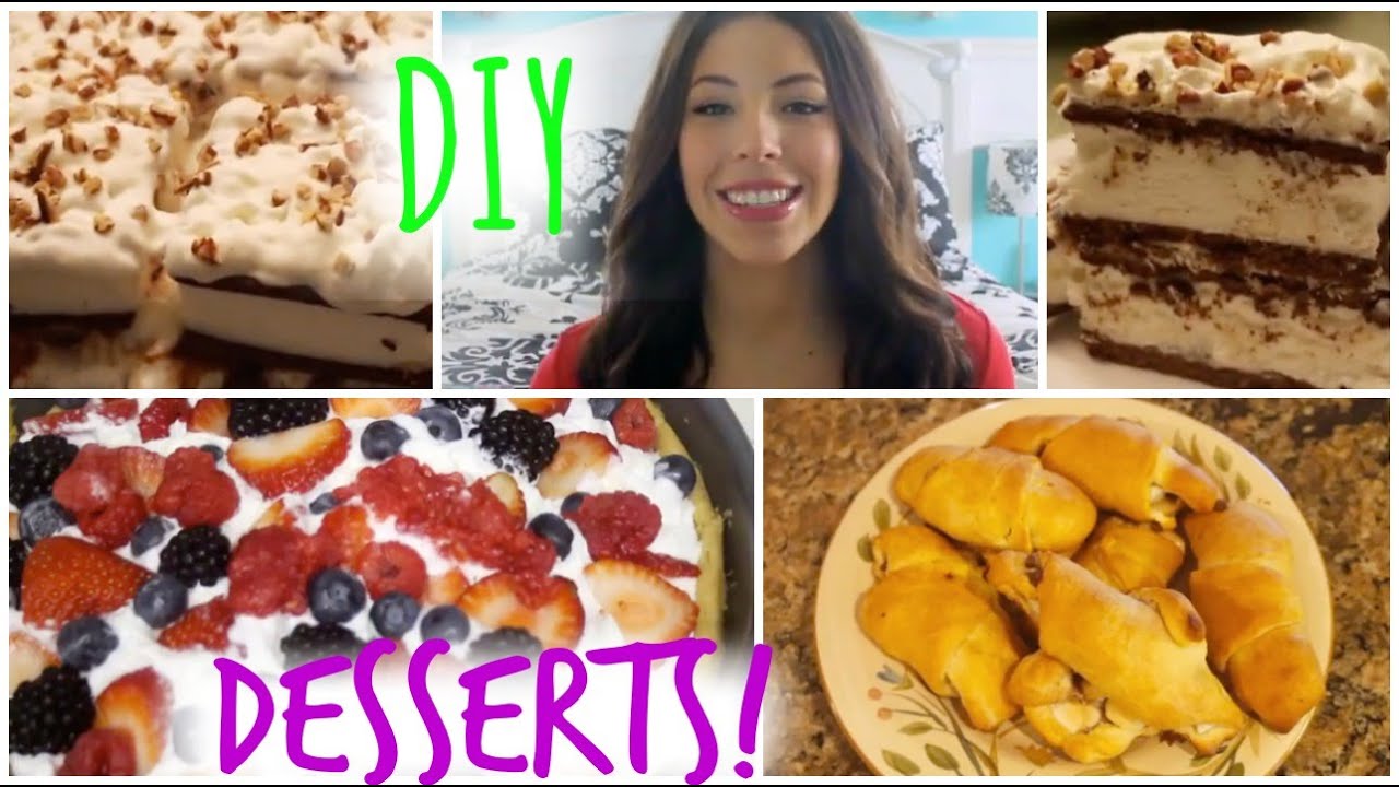 Quick Easy Diy Desserts Youtube
