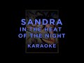 Sandra - In the Heat of the Night • KARAOKE