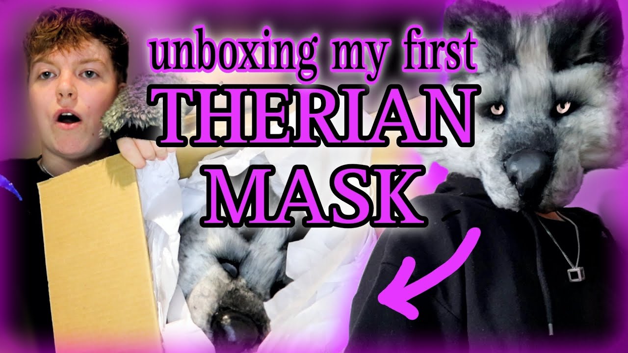 Unboxing My First Therian Mask Po Box Announcement Youtube
