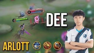 DEE ALOTT PALY GAME / HOW TO PLAY ARLOTT HERO IN MOBILE LEGEND GAME