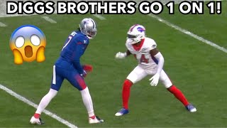 Stefon Diggs vs Trevon Diggs (WR vs CB) FULL Matchup! 😂 Pro Bowl 2022 Diggs brothers 1v1