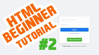 02 Basic elements | HTML beginner tutorial | Quick programming tutorial