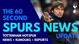 THE 60 SECOND SPURS NEWS UPDATE: Conte "I Don't Want to Talk About My Future" Bissouma OUT 7-8 Weeks