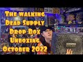 The Walking Dead Supply Drop Box Unboxing October 2022