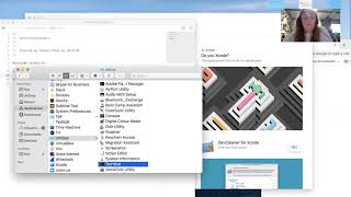 compiling C code with terminal, using Xcode as a code editor.