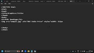 Learning HTML Graphics using Screen Reader [English]