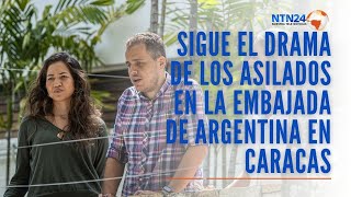 Sigue el drama de los asilados venezolanos en la Embajada de Argentina en Caracas