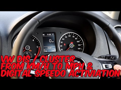 Changing VW Driver Info System (DIS/MFD) From KM/H to MPH & Digital Speedo Changing VW Driver Info System (DIS/MFD) From KM/H to MPH & Digital Speedo