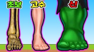 달릴수록 진화하는 병맛 다리?! / 끝판왕 로봇 다리 만들었더니?? [Merge Legs]