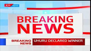 BREAKING NEWS: Uhuru Kenyatta declared president-elect in Kenya’s 2017 poll