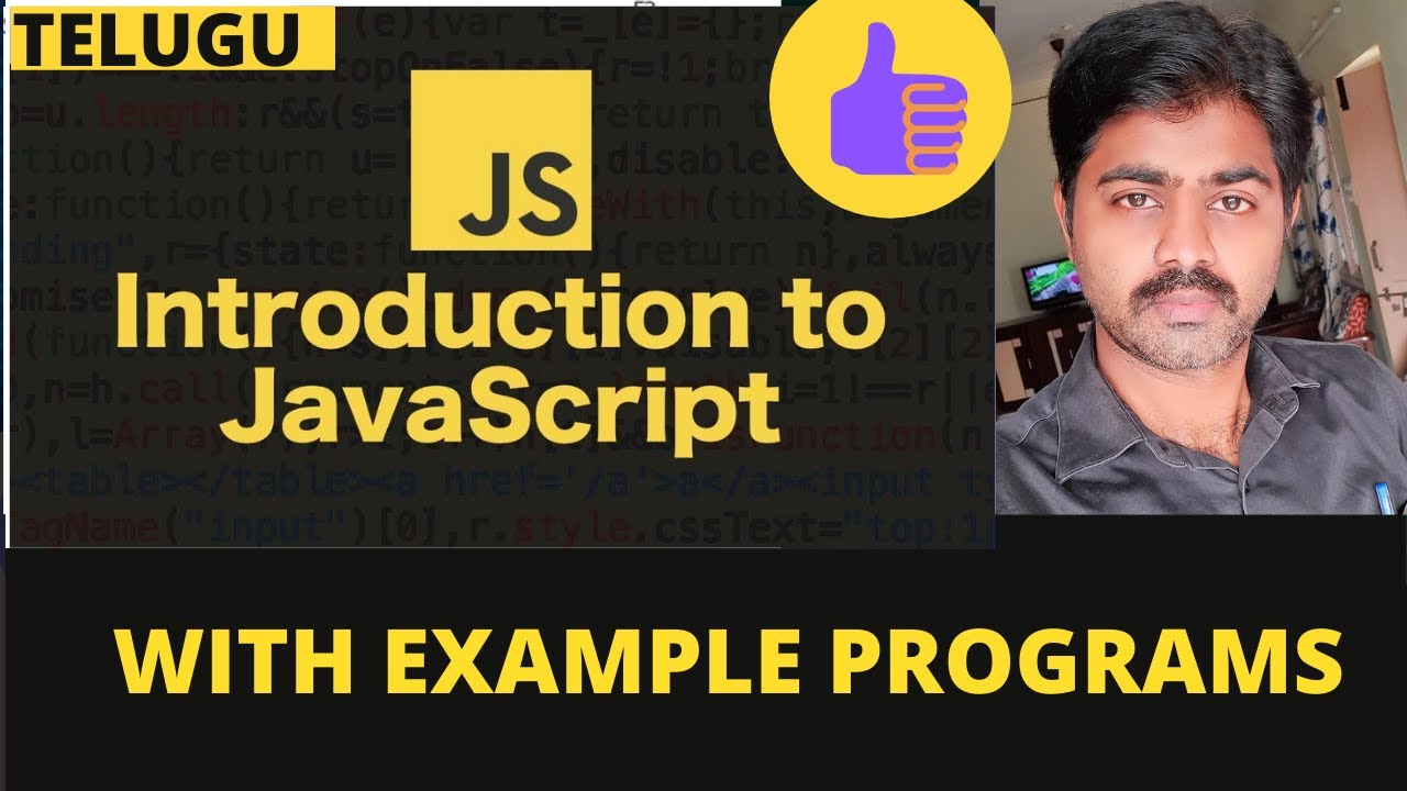 Introduction To Java Script For Beginners In Telugu | Java Script ...