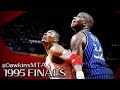 Hakeem Olajuwon vs Shaquille O'Neal BIG-Men Duel 1995 Finals Game 4 - Shaq With 25, Hakeem With 35!