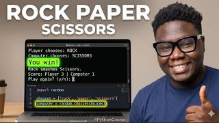 30 | Python Project #2: Rock Paper Scissors (Beginner Tutorial)