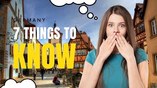 🚛✈️🚢🏠7 Thing to know before moving to Germany 🚛✈️🚢🏠