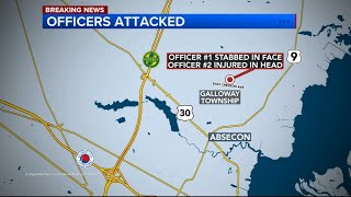 2 officers injured after being attacked in Galloway Township, NJ