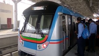 First day of Hyderabad Metro rail Project || Miyapur to Ameerpet [ Corridor 1 ]