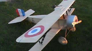 balsa usa kit (nieuport 11 test flight)