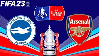 FIFA 23 | Brighton vs Arsenal - The Emirates FA Cup Final - PS5 Gameplay