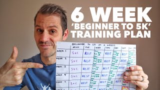6 week 'beginner to 5k' training plan