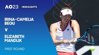 Irina-Camelia Begu v Elizabeth Mandlik Highlights | Australian Open 2023 First Round