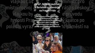 Co to? „Stříbrný mužíček” s Bartošem a Lipavským na Prague Pride