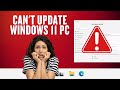 Can't Update Windows 11 PC