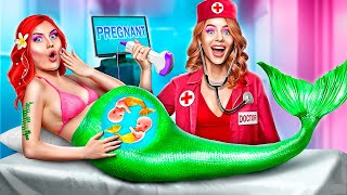 How to Become a Pregnant Mermaid! Extreme Transformation!