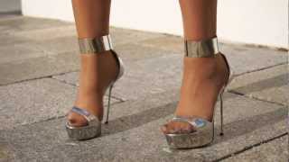 Designer High Heels Gianmarco Lorenzi Silver from 2009 presented by veryluxe