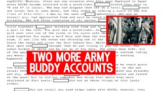 Israel Keyes | Reading Two More Army Buddy Accounts