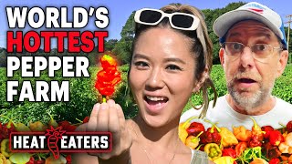 How Hot Ones Legend Smokin’ Ed Currie Grows the World’s Hottest Peppers | Heat E