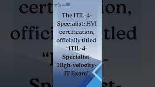 All About Axelos  ITIL-4-Specialist: HVI  Certification!!