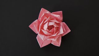 Origami Rose Easy / Paper Flower Simple