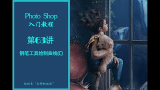 63 钢笔工具绘制曲线(C) ps 零基础教程 入门 教学