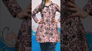 Coat collar |  Coat collar neck kurti |  #colourofthreads #sewing #fashion